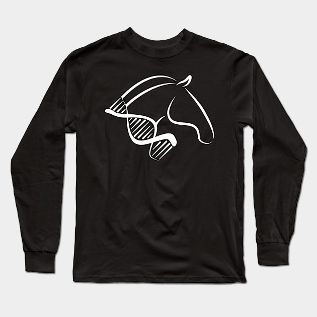 Horse DNA Shirt Long Sleeve T-Shirt by HBfunshirts